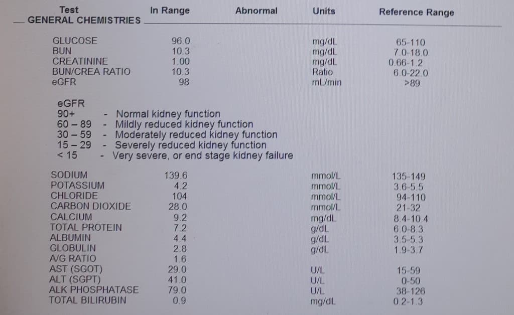 Comprehensive Metabolic Panel Blood Test Results With Pictures ...